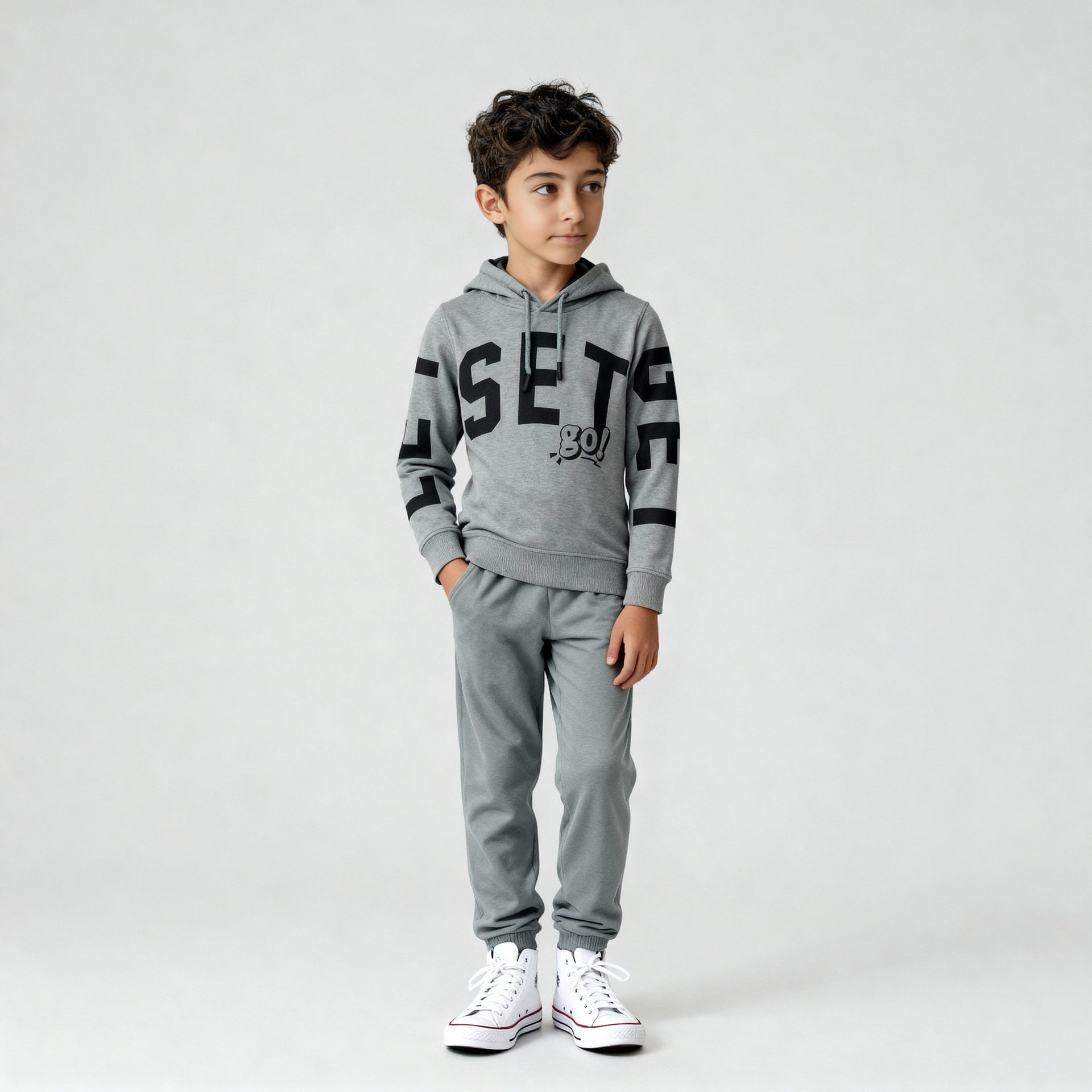 Boys Cotton Printed Pop Sweat Tee