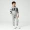 Boys Cotton Printed Pop Sweat Tee