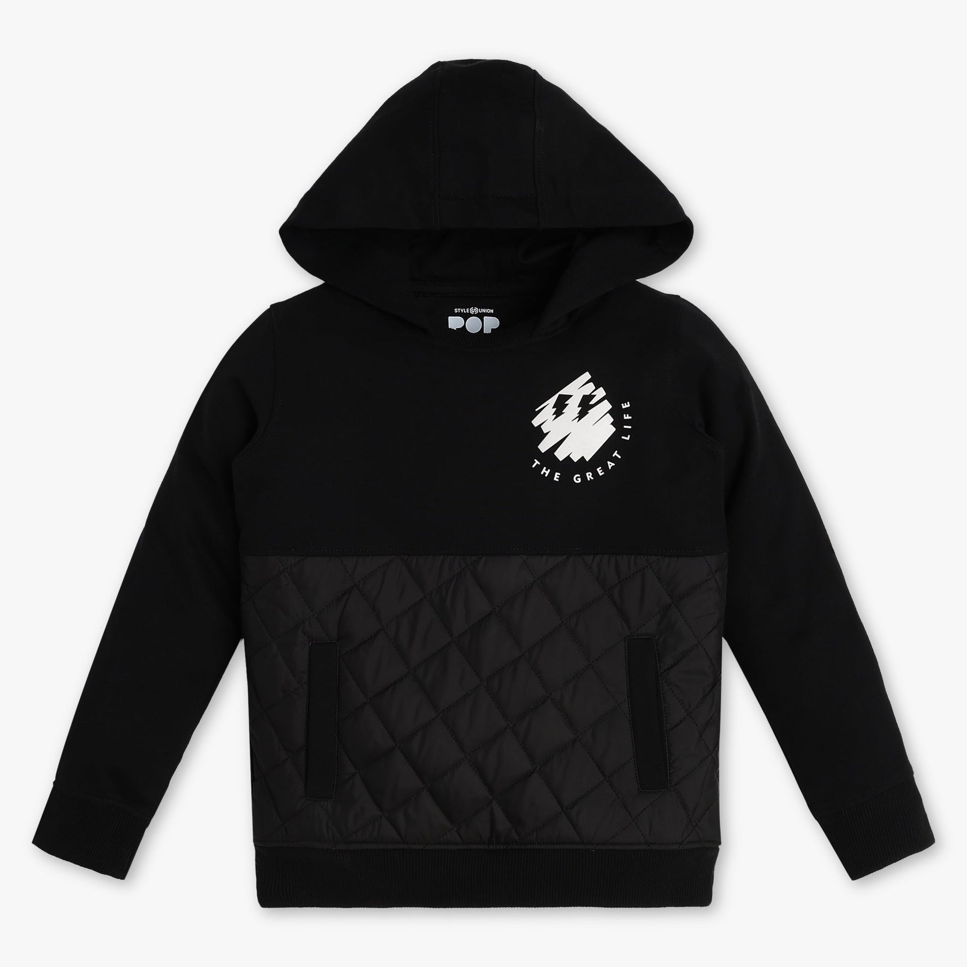 Boys Cut and Sew Pop Sweat Tee