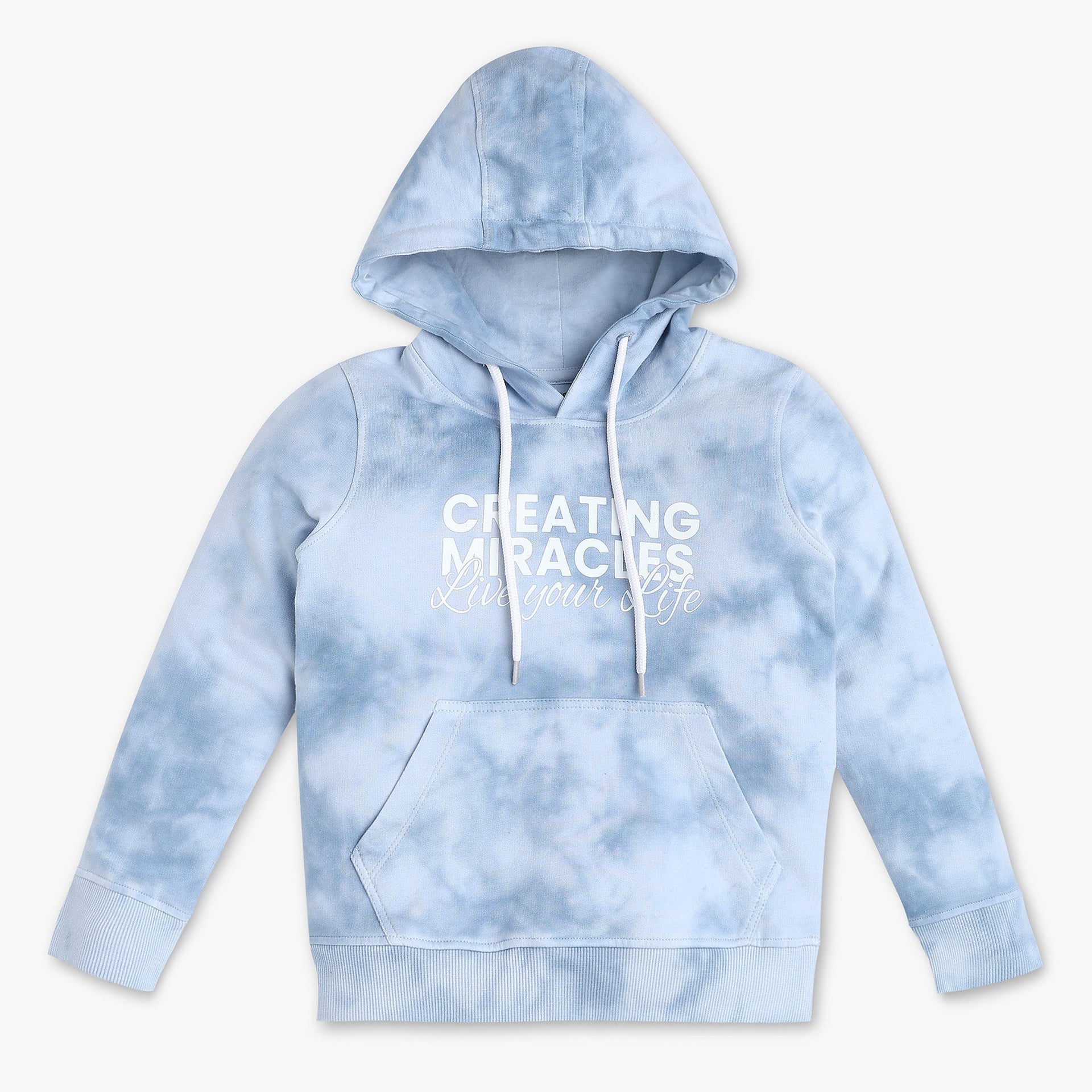 Boys Cotton Tie-Dye Hoodie