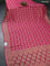 Banarasi georgette saree pink with bandhani prints & mina weaves
