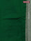 Chiniya silk saree pista green and green with allover zari weaves and zari woven border
