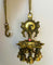 Brass Hanging Diya, BRASS DIYA Set WITH CHAIN , Sangu symboled, Diya home decoration