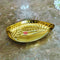 Brass Plate Shankh Shape, Serving Plate, Gift Item for Special Occasions (Dia - 5.5 Inches)