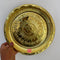 Brass Puja Plate, Pooja ki thali Nakshee Om Design embosed Pooja Plate (Dia 14 Inches)