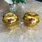 Gift Item Brass Sindoor Box, Apple Shape Dabbi