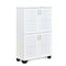 Caren Engineered Wood Big Shoe Cabinet (White)