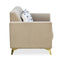 Cooper 2 Seater Fabric Sofa- Beige