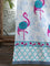 Flamingo Block Printed Cotton Curtain