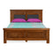 Dexter Solid Wood King Bed (Cappucino)