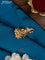 Antique saree pin lotus design with kemp and cz stones