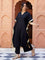Ruhani Sequined Black Kaftan Kurta