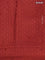 Banarasi semi crepe saree rust shade with allover thread & zari woven brocade weaves and woven border