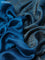 Chiniya silk saree cs blue with plain body and woven border