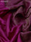 Chiniya silk saree magenta pink with plain body and woven border