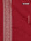 Banarasi semi silk saree maroon with allover thread & zari weaves and woven border