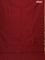 Arani semi silk saree maroon with plain body and zari woven border