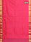 Arani semi silk saree peach pink with zari woven thilak buttas and zari woven border