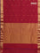Arani semi silk saree dual shade of maroon with zari woven thilak buttas and zari woven border
