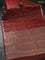 Bangalori semi silk saree dual shade of maroon with allover ikat weaves and zari woven border