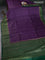 Banarasi tussar silk saree purple and green with allover thread & zari woven buttas and woven border