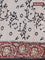 Jaipur cotton saree beige and maroon black with allover kalamkari prints and printed border