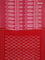 Ikat cotton saree pink shade and red with allover ikat weaves and simple border