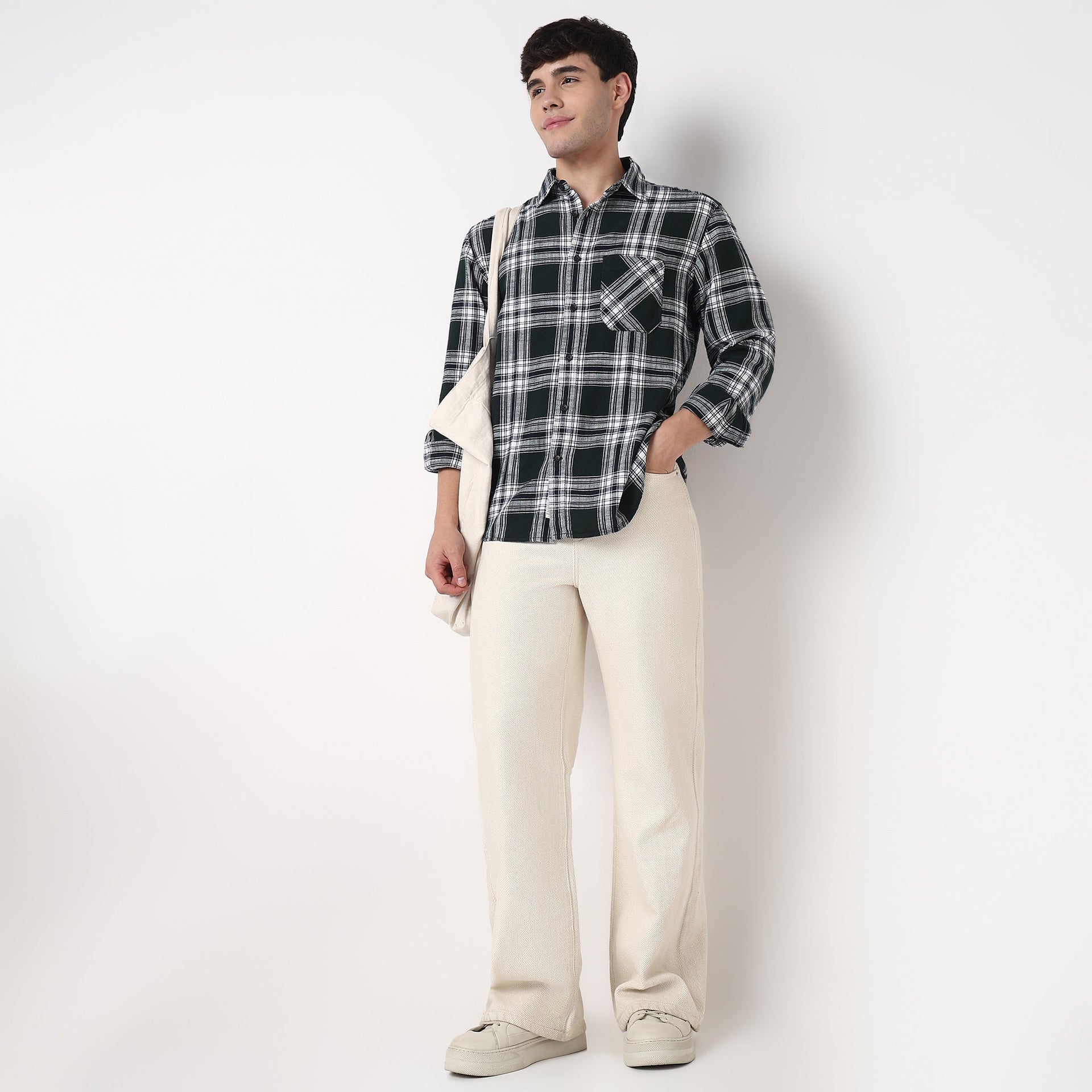 Cotton Checkered Victor Shirt
