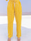 Yellow Stripes Slub Folded Trousers