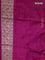 Banarasi uppada silk saree pink with allover zari woven brocade weaves and zari woven border