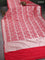 Banarasi uppada tissue silk saree red with allover zari woven brocade weaves and zari woven border