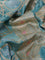 Banarasi tissue silk saree teal blue with allover zari woven brocade weaves and zari woven border