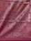 Banarasi dupion silk saree red and dual shade of purple with thread & zari woven floral buttas and woven border