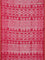 Chanderi bagru saree pink with allover prints and small zari woven border