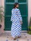 Floral Jaal Block Printed Cotton Long Kurta