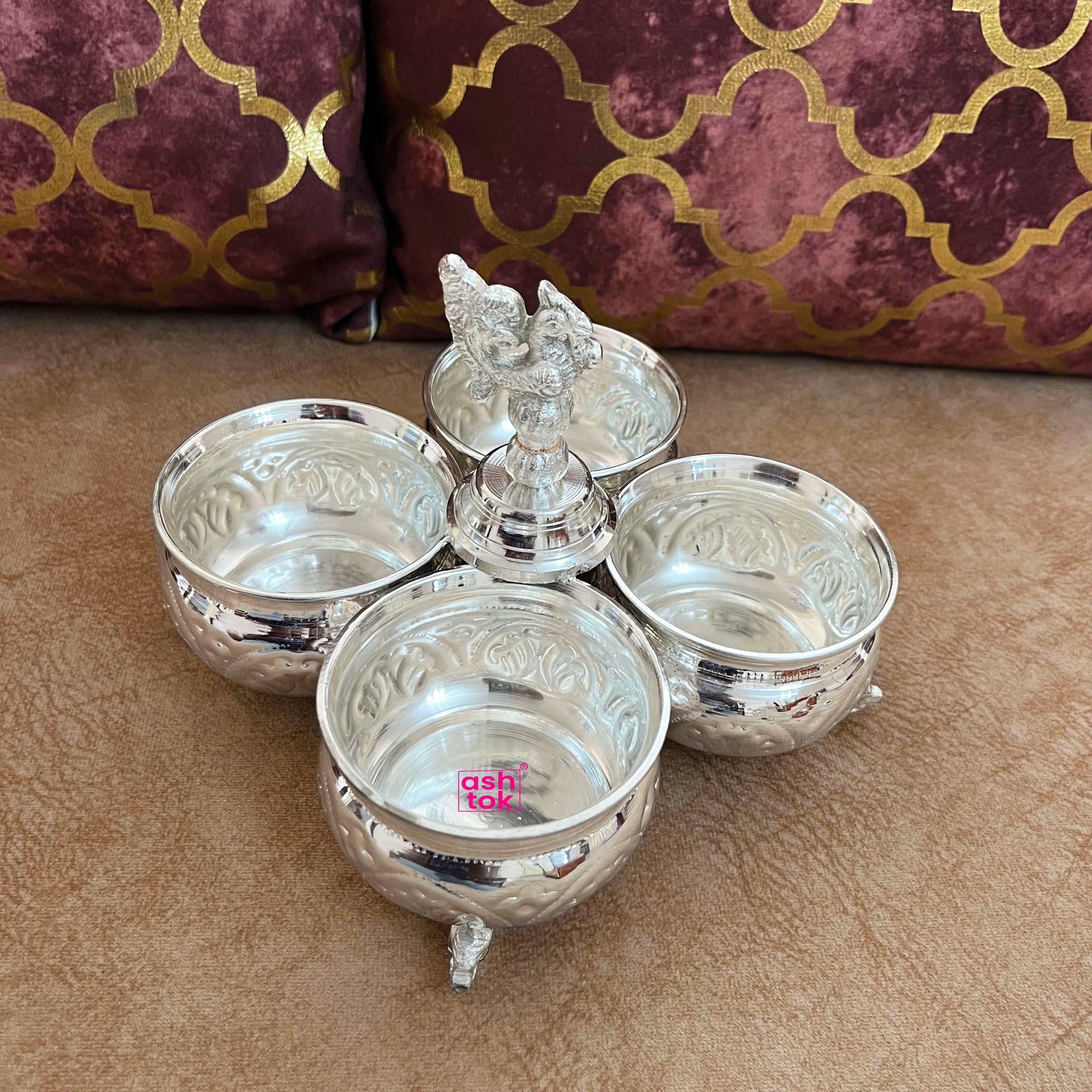 Metal Finish Wedding Gift Attractive Silver Plated Bowl, Size: 4 Inch. (bowl)  at Rs 89/piece in Jaipur