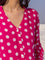 Rose Pink Modal Kaftan Top - Comfort Fit
