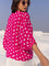 Rose Pink Modal Kaftan Top - Comfort Fit