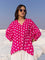 Rose Pink Modal Kaftan Top - Comfort Fit