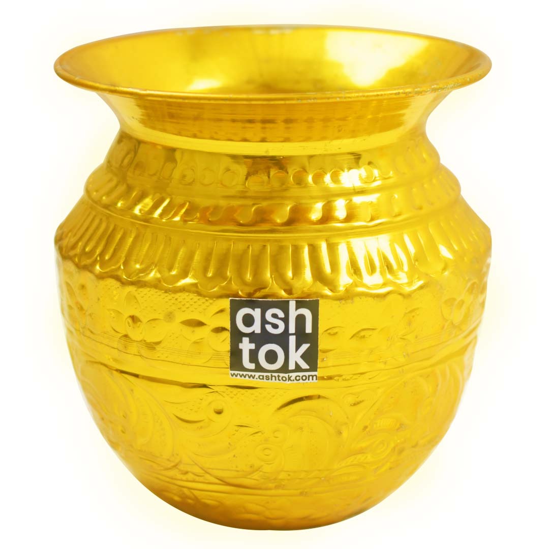 Brass Designer Lota, Brass Lota For Puja, Pital Lota For Puja