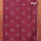 Bhagalpuri saree deep maroon with allover bandhani prints and zari woven border