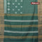 Bhagalpuri saree green shade with allover butta prints and zari woven border