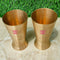 Kansa Lassi Glass, Bronze Lassi Glass Drinkware, Diameter 3 Inches, Capacity: 200ML (Set of 2)