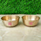 Kansa Bowl For Serving, Bronze Bowl Matt Finish (Pack of 2 Pcs)