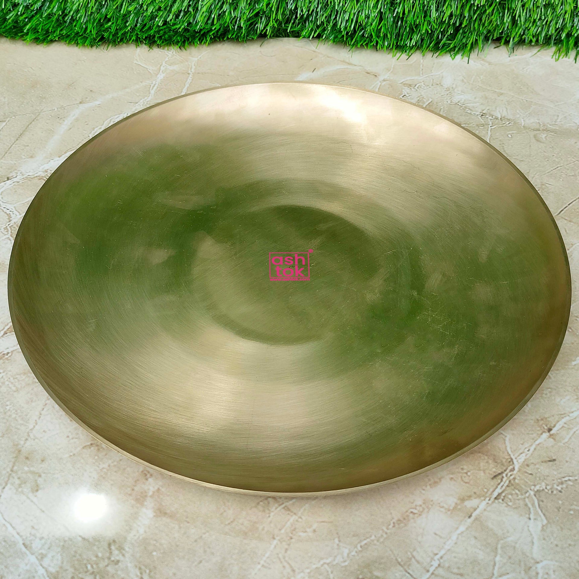 Bronze Plate, Kansa Ki Thali, Diameter 10 Inches