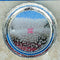 German Silver Tray For Puja. Decorative Tray  Diameter 8 Inches.