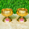 Brass Tamatar Puja Diya, Brass Decorative Oil Diya (Pack of 2 Pcs)