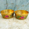 Brass Embosed Meena Wati, Multipurpose Brass Bowl, Serving Bowl