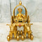 Antic Finish Brass Bullock Cart, Brass Village Cart, Handcrafted ShowPiece