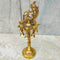 Brass Peacock Diya with Stand, Brass Traditional Puja Diya, Decorative Oil Lamp